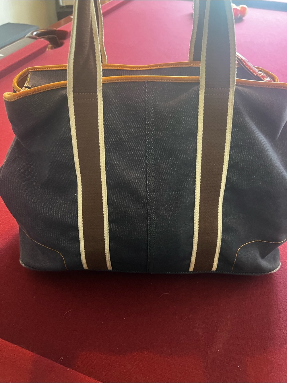 Vintage Coach Y2K Hampton Denim Weekender Tote Bag #4498 – Excellent Condition - Picture 2 of 14